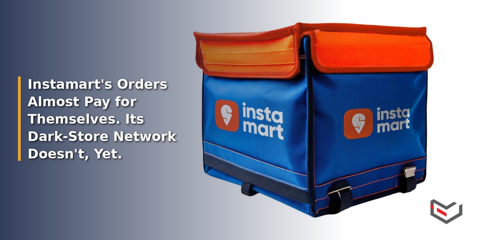 Swiggy Instamart delivery bag